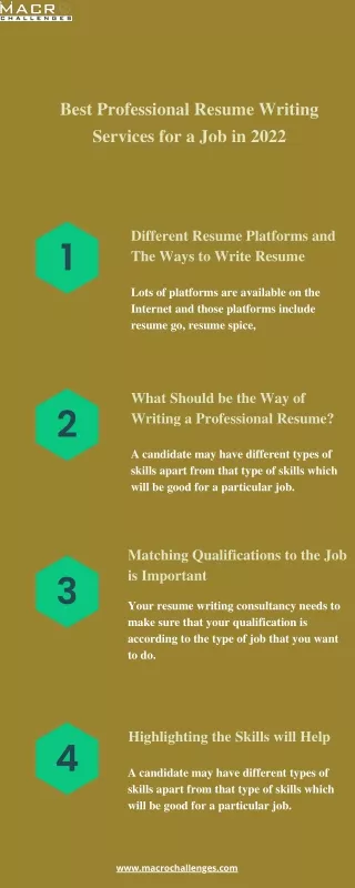 best professional resume writing services
