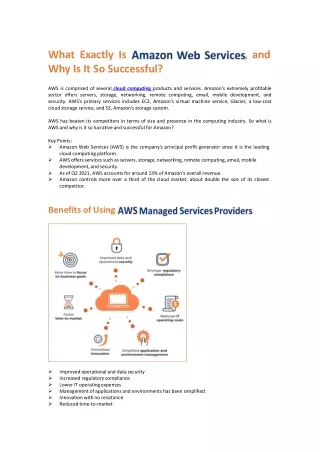 Amazon Web Services | AWS Services Provider Company - Urvam Technologies