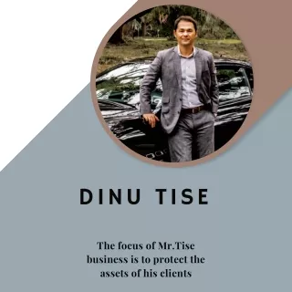 The focus of Mr.Tise business is to protect the assets of his clients