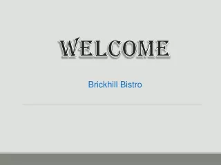 welcome