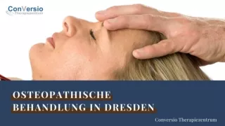 Osteopathische Behandlung in Dresden