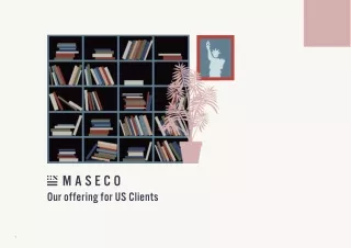 How MASECO can help your US clients