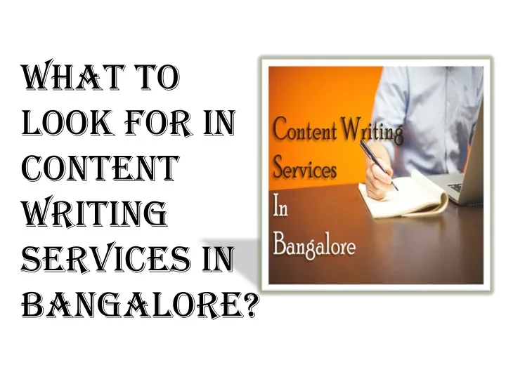 what to look for in content writing services