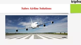 sabre airline solutions