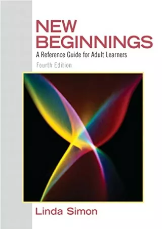 EBOOK New Beginnings A Reference Guide for Adult Learners