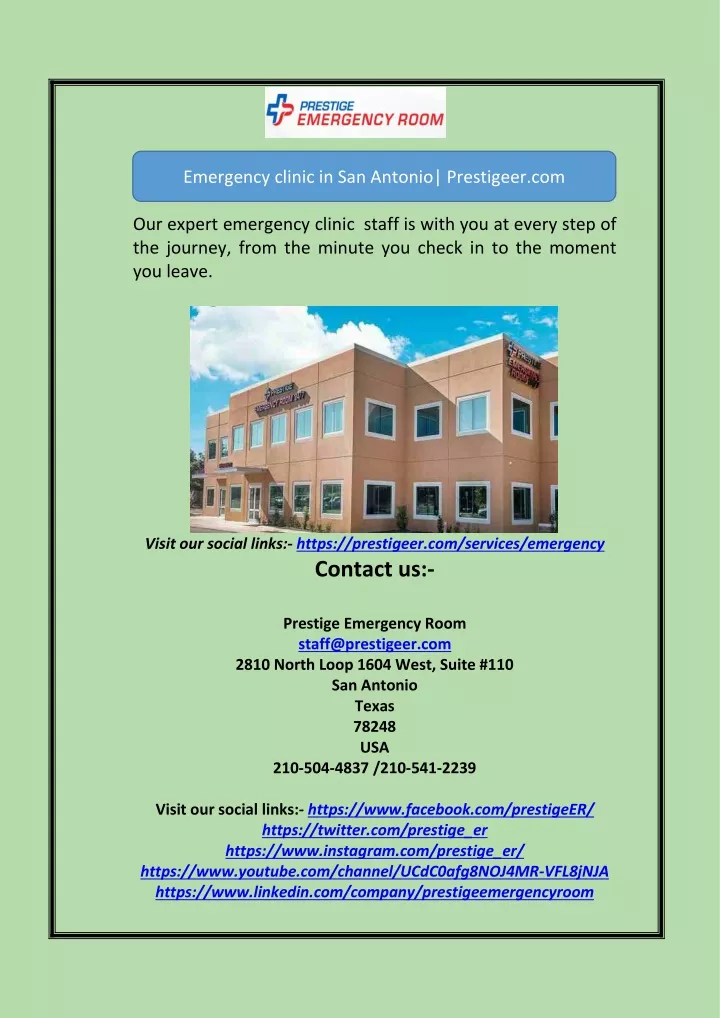 emergency clinic in san antonio prestigeer com