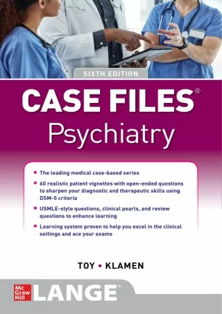 EBOOK Case Files Psychiatry Sixth Edition