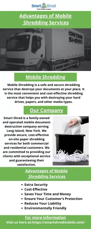advantages of mobile shredding services
