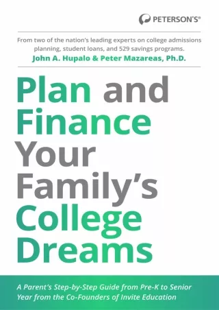 EPUB Plan and Finance Your Family s College Dreams