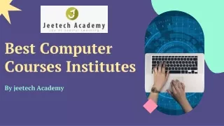 Best Computer Courses Institutes