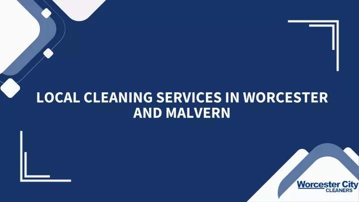 local cleaning services in worcester and malvern