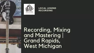 Professional Recording Studios in Michigan