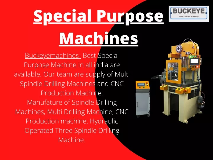 special purpose machines