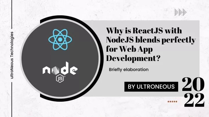 why is reactjs with nodejs blends perfectly