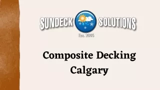 composite decking calgary