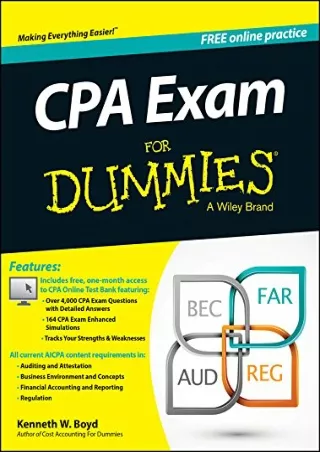 READING CPA Exam For Dummies with Online Practice