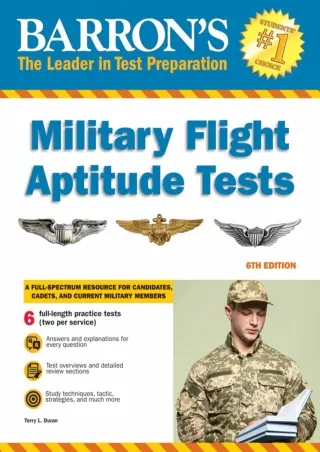 EPUB Military Flight Aptitude Tests Barron s Military Flight Aptitude Tests