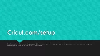 cricut.com/setup