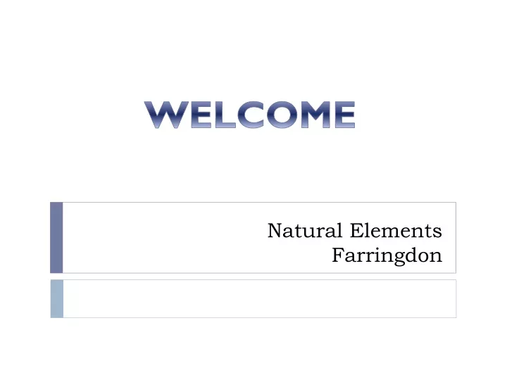 natural elements farringdon