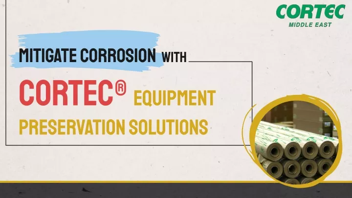 mitigate corrosion with cortec equipment
