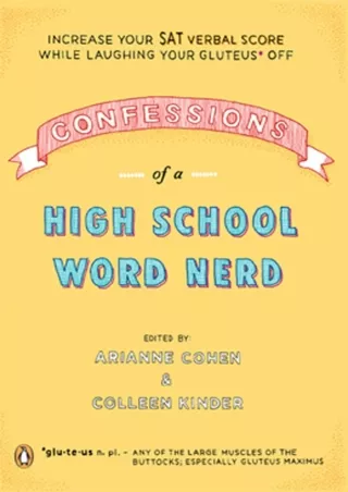DOWNLOAD Confessions of a High School Word Nerd Laugh Your Gluteus Off and