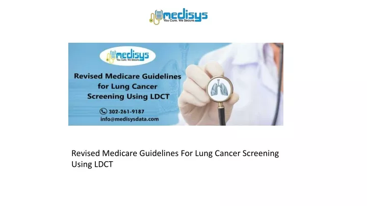 revised medicare guidelines for lung cancer