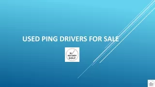 used Ping drivers for sale