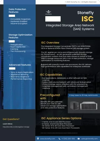 SAN Storage One Pager