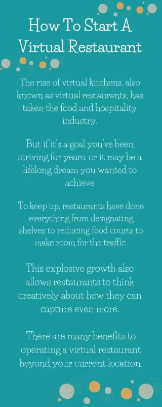 how to start a virtual restaurant