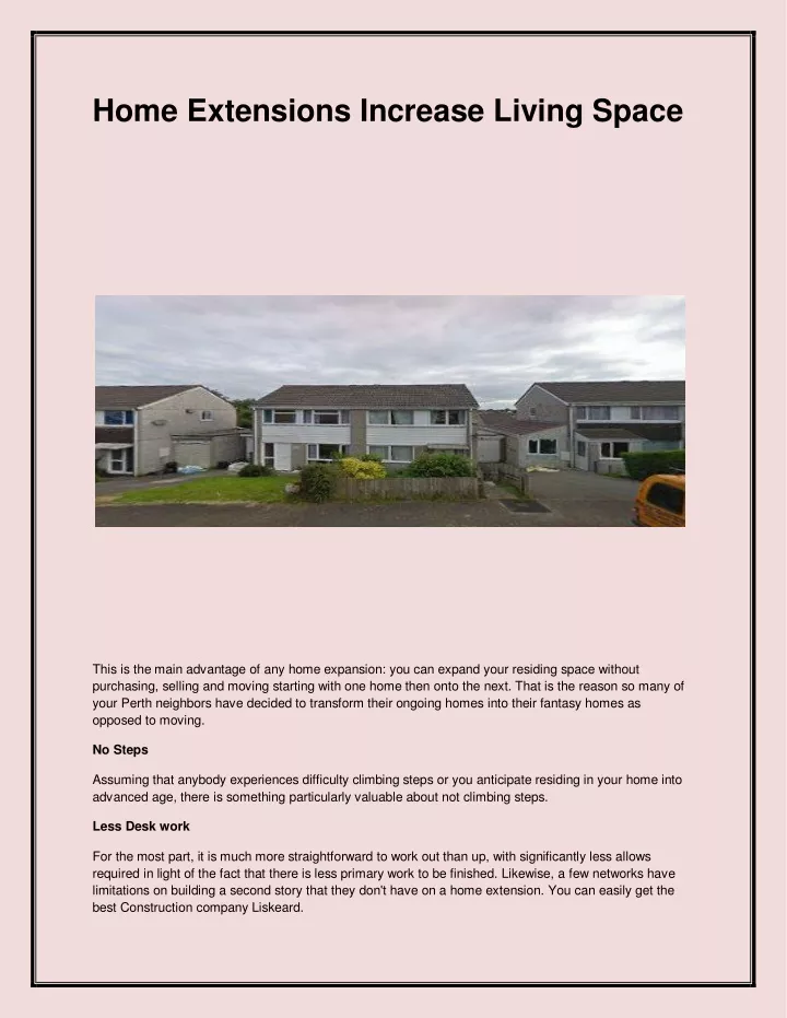 home extensions increase living space