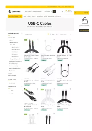 USB C cable with different variations - Moboplus