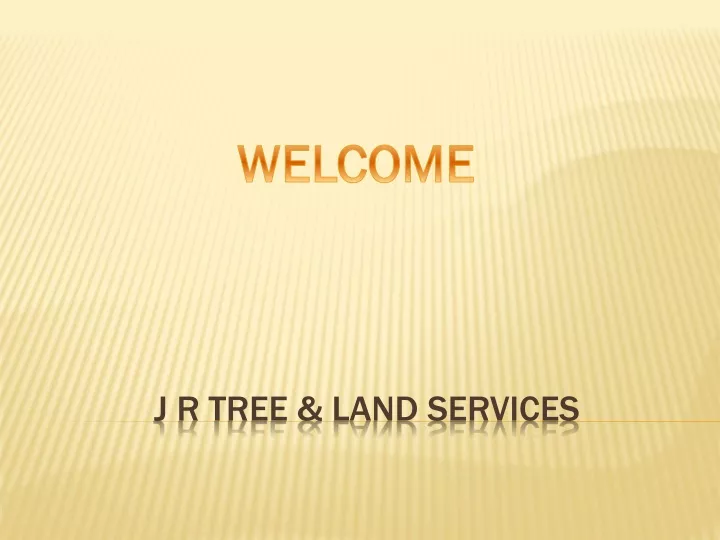 j r tree land services