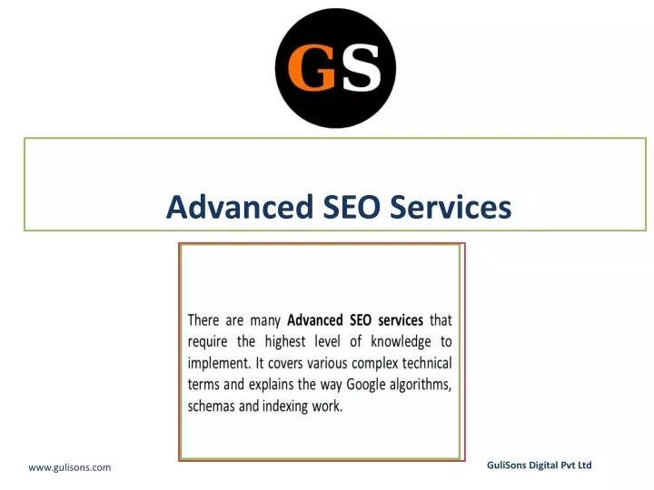 advanced seo services