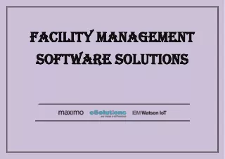 Facility Management Software Solutions