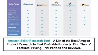 Amazon Seller Research Tool - Zoncompare
