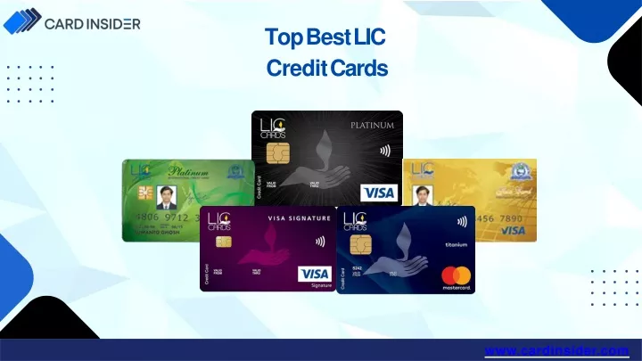 top best lic credit cards