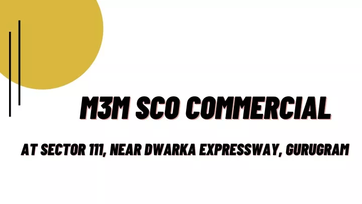 m3m sco commercial m3m sco commercial