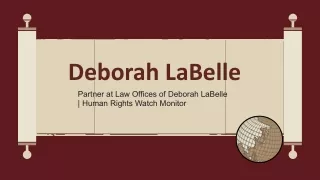 Deborah LaBelle - A Notable Professional From Michigan