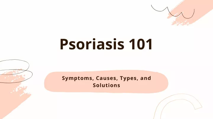 psoriasis 101