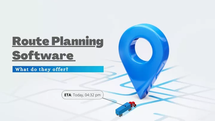 route planning software