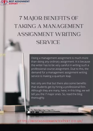 7 major benefits 0f taking a management