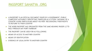 online passport seva portal in india