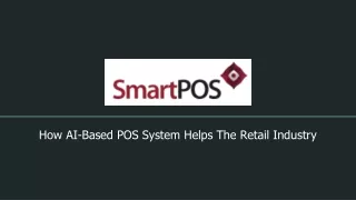 how ai based pos system helps the retail industry