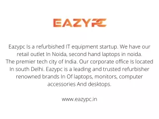 EazyPC Refurbished laptops & computers