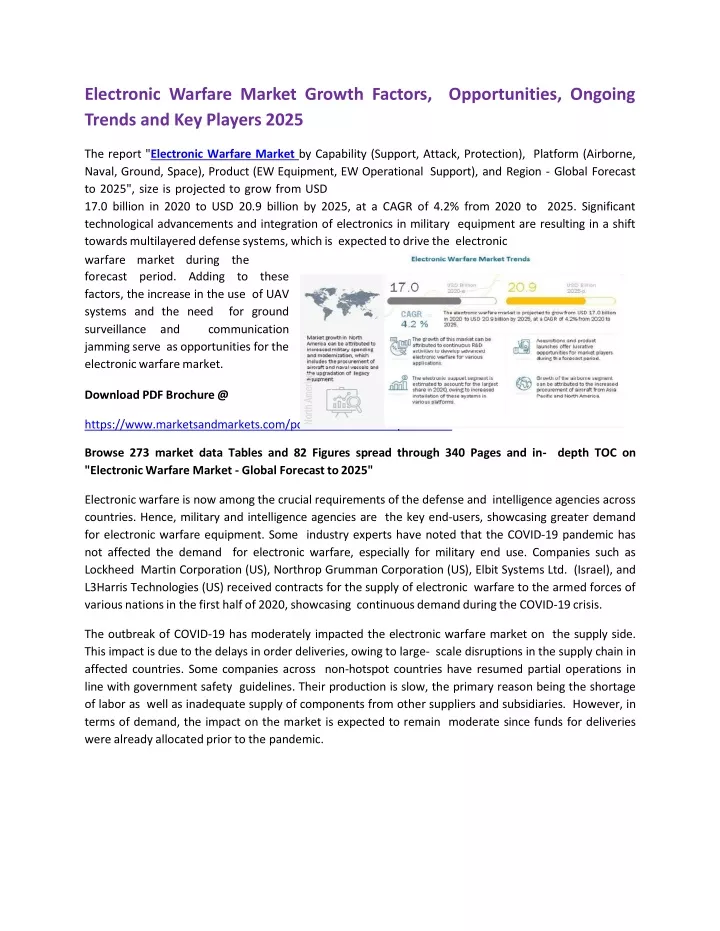 electronic warfare market growth factors