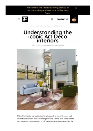 Understanding the iconic Art Deco interiors