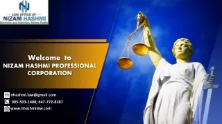 welcome to nizam hashmi professional corporation