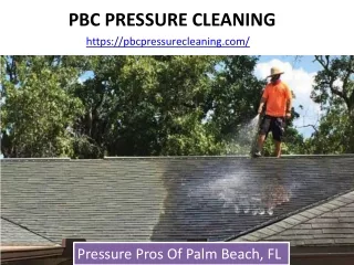 Affordable Pressure Cleaning Service in Palm Beach County, FL