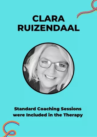 Standard Coaching Sessions were Included in the Therapy - Clara Ruizendaal