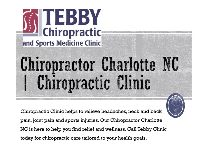 chiropractor charlotte nc chiropractic clinic